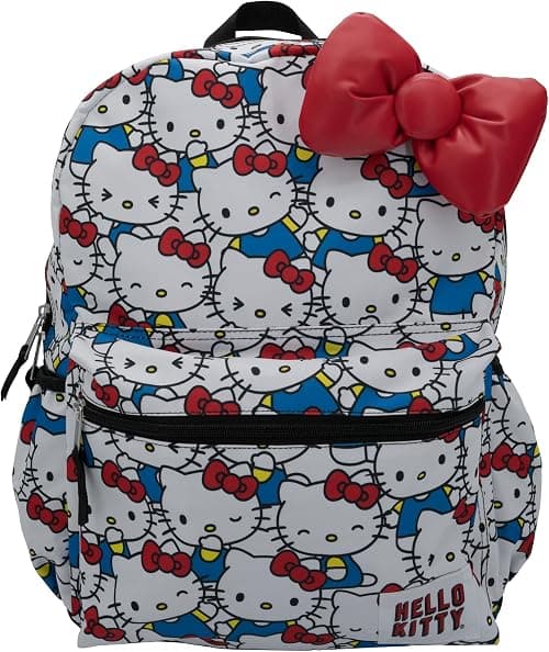 AI ACCESSORY INNOVATIONS Hello Kitty Backpack for Girls, Sanrio Kawaii Bookbag, 16 Inch Anime School Bag with 3D Features on Amazon.ae - Price Tracker