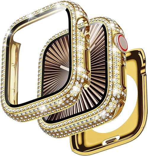 Bling Waterproof Case for Apple Watch Screen Protector 42mm Series 11/10 on Amazon.ae - Price Tracker