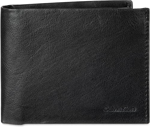 Calvin Klein Men's Leather RFID Minimalist Bifold Wallet on Amazon.ae - Price Tracker