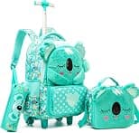 Meetbelify Kids Rolling Backpack with Wheels for Elementary Girls Boys Travel Luggage Carry on Backpack - Best Deal Finder