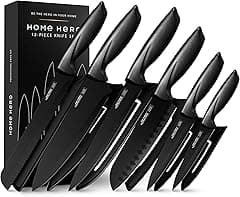 Home Hero Knife Set with Knife Sharpener - Sharp Kitchen Knife Set - Knife Block Chef's Knife Set Stainless Steel Knife Set - Amazon.ae Price Tracker