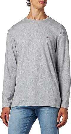 GANT Men 2004049-113 Shield Long Sleeve T-Shirt - Amazon.ae Price Tracker