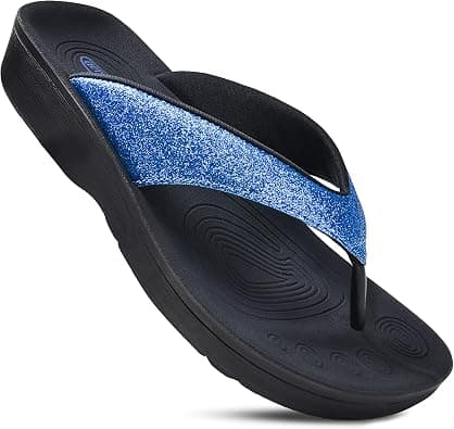 AEROTHOTIC Women's Orthotic Comfort Thong Style Flip Flops Sandals With Arch Support For Comfortable Walk on Amazon.ae - Price Tracker