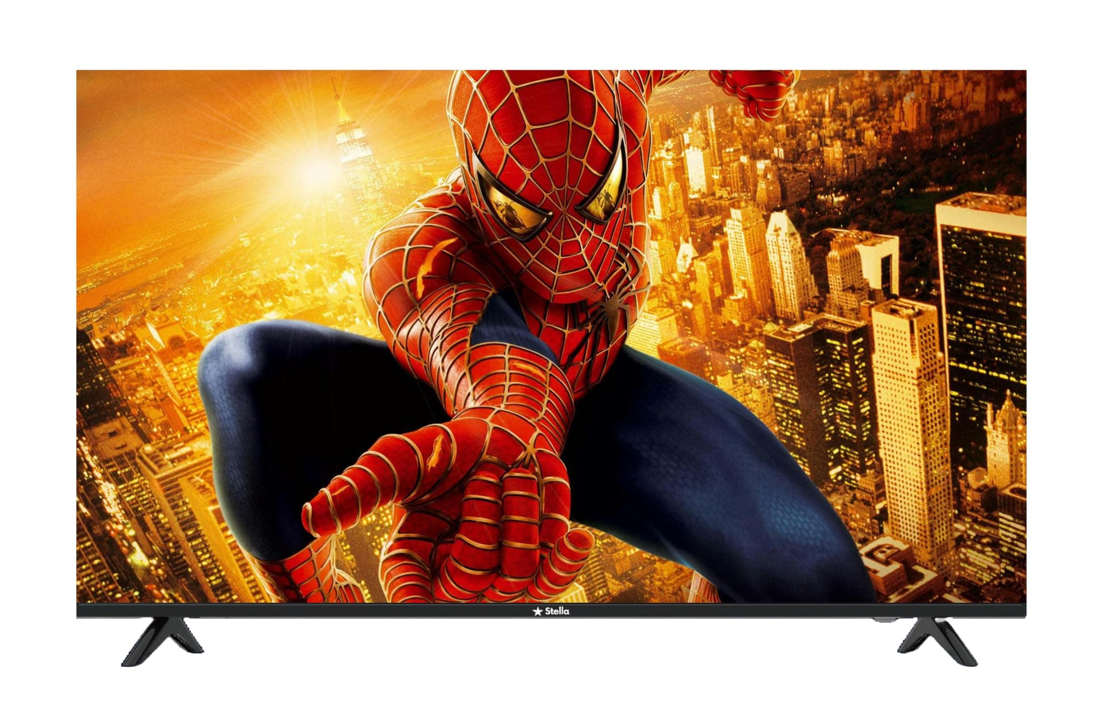 Stella 32 Inch Edgeless Android 14 Smart TV with Netflix, Youtube, Prime Video -SLED32EAJ on Amazon.ae - Price Tracker