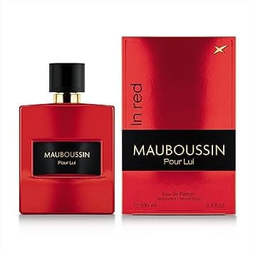 Mauboussin - Pour Lui In Red 100ml (3.3 Fl Oz) - Eau de Parfum for Men - Woody & Spicy Scents - Amazon.ae Price Tracker