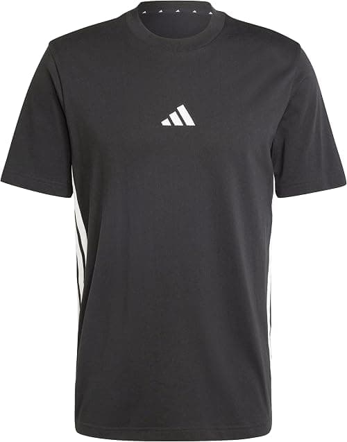 adidas Mens ESSENTIALS THREE STRIPES SINGLE JERSEY TEE T-Shirt (pack of 1) on Amazon - Best Deal Finder