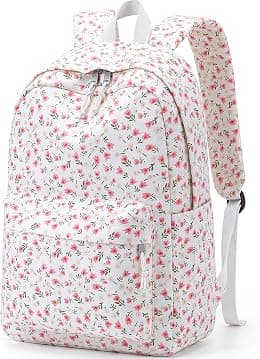 School Backpack for Girls Kids Nylon Backpacks Cute Bookbag Waterproof Preppy Backpack Travel Laptop Bag for Student - Best Deal Finder
