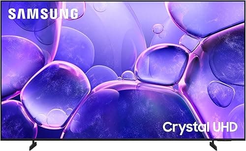 Samsung 75 Inch Crystal UHD TV, U8000F, 4K, Crystal Processor 4K, MetalStream Design, Samsung Knox Security, Endless Free Content, Smart TV, UA75U8000FUXZN (2025 - UAE Version) on Amazon.ae - Price Tracker