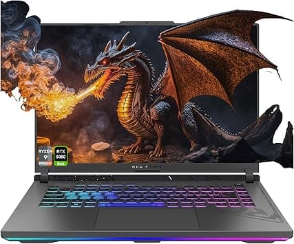 ASUS ROG Strix G18 Gaming Laptop, AMD Ryzen 9-8940HX, 32 GB DDR5 RAM, 1 TB PCIe SSD, 18" 2.5K (2560x1600) 240Hz Display, Nvidia G-Force RTX 5060, Backlit 4-Zone RGB Keyboard, W11 Home, Eclipse Gray on Amazon.ae - Price Tracker