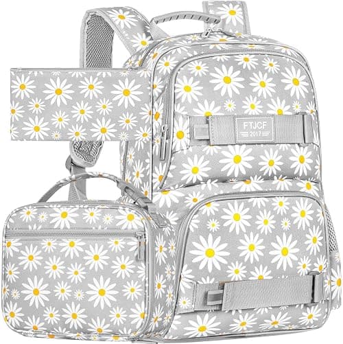 gxtvo 3PCS Girls Backpack, Water Resistant Womens School Bag With Lunch Box, 17 Inch Bookbag Set for College Teenagers. on Amazon.ae - Price Tracker