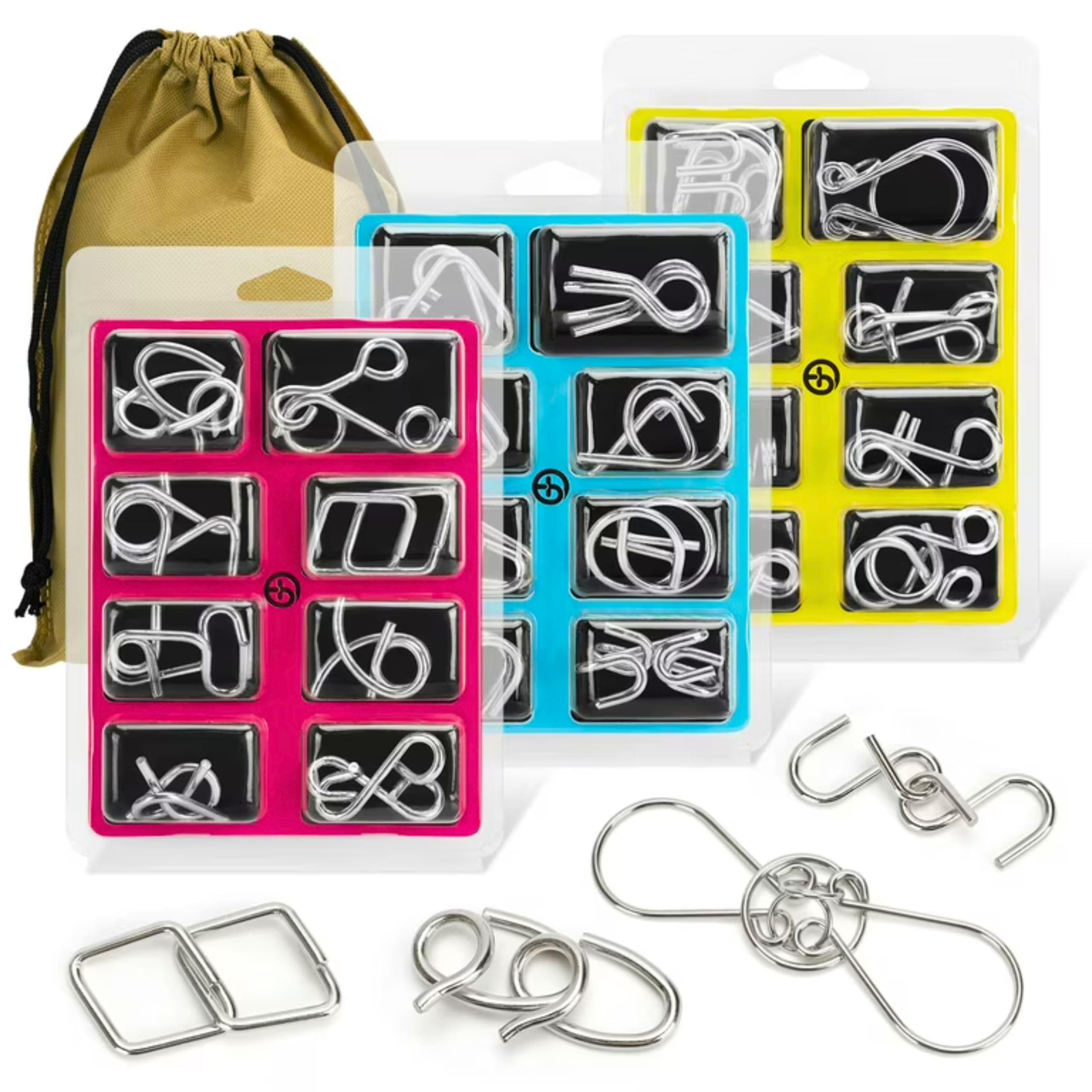 AYEBIA Brain Puzzle IQ Toys for Kids Age 4-12, Metal Wire Puzzles, Brain Teasers for 5-7 Year Olds, Mind Game IQ Test Toy, Magic Trick Puzzle for 8-11 Year Old Boys & Girls, Educational Toys on Amazon.ae - Price Tracker