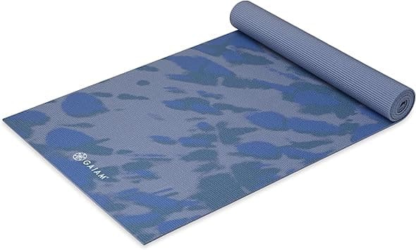 Gaiam Yoga Mat - Premium 6mm Print Extra Thick Non Slip Exercise & Fitness Mat for All Types of Yoga, Pilates & Floor Workouts (68"L x 24"W x 6mm Thick) - Amazon.ae Price Tracker
