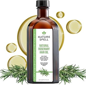 Nature Spell Rosemary Oil for Hair & Skin 150 ml – Rosemary Oil for Hair Growth – Treat Dry Damaged Hair to Target Hair Loss – Made in The UK - Amazon.ae Price Tracker