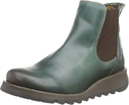 Fly London Women's Salv Chelsea Boots, Green - Best Deal Finder