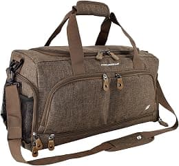 FocusGear Ultimate Gym Bag 2.0: Durable Crowdsource Designed Duffel Bag with 10 Optimal Compartments, Water Resistant Pouch, Green, 11.5"H x 10.5"W x 20"L - Best Deal Finder