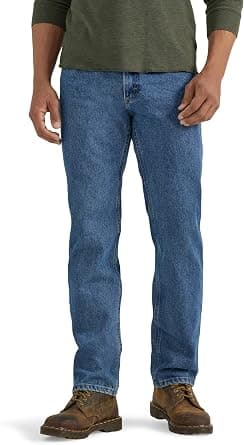 Wrangler mens Authentics Mens Classic Regular-Fit Jean Jeans - دليلك لأفضل العروض