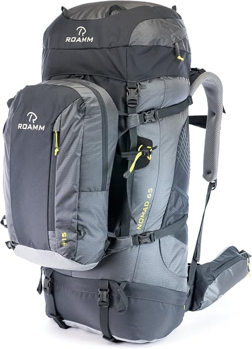 Nomad 65 +15 Backpack - 80L Liter Internal Frame Pack with Detachable Daypack - Best Bag for Camping, Hiking, Backpacking, and Travel - Men and Women on Amazon.ae - Price Tracker
