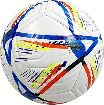 Soccer Ball World Cup Size 5 - Indoor Outdoor Colorful Training Ball for Playground Players, Youth Competition, Universal on Amazon.ae - Price Tracker