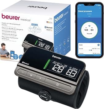 جهاز قياس ضغط الدم من أعلى الذراع من بيورير - BM 81 easyLock | معتمد طبيًا | سوار ذراع بإغلاق بسيط باللف | بدون أنابيب أو كابلات | اتصال بالتطبيق | ضمان لمدة 5 سنوات - دليلك لأفضل العروض