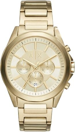 A|X Armani Exchange Chronograph Watch for Men with Stainless Steel, Silicone or Leather Band - Best Deal Finder