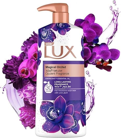 LUX Opulent Fragrance Body Wash, NEW Magical Orchid, 30H Long-Lasting Scent, with Everscent Essential Oil, 700ml on Amazon.ae - Price Tracker