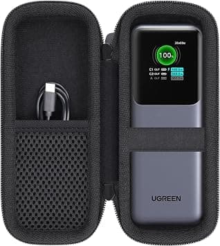 Hard Case for UGREEN Nexode Power Bank 25000mAh 200W Portable Charger | Protective Storage Box, Portable Carrying Box, Shockproof, Anti-crush, Mesh Pocket, Compact & Lightweight on Amazon - Best Deal Finder