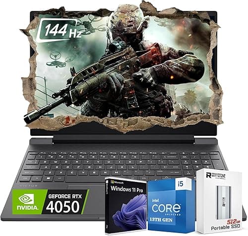 HP (Upgraded) Victus 15.6" 144Hz FHD IPS Premium Gaming Laptop, RTX 4050 Graphics, 13th Intel 8-Core i5-13420H Up to 4.6 GHz, Backlit KB, Bluetooth 5.3, W/512GB PSD, Windows 11 PRO(16GB |1TB SSD) on Amazon.ae - Price Tracker