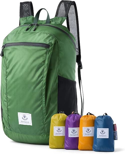 4Monster New Ultra Lightweight Foldable Backpack, Water-Resistant Foldable Backpack, Hiking Backpack for Travel, Camping and Outdoor, Daily Walking, Cycling على Amazon.ae - متتبع الأسعار