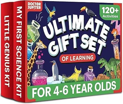 Doctor Jupiter Ultimate Gift Set of Learning| Set of ‘Toy Science Kit’, ‘Little Genius Kit’ for 4-5-6-7-8 Year Olds| Gift Toys For Girls &amp; Boys Ages 4-8| Learning &amp; Education STEM Toys For Kids on Amazon.ae - Price Tracker