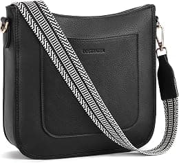 BOSTANTEN Crossbody Bags for Women Trendy Vegan Leather Hobo Handbags Fashion Shoulder Bags Purse with Adjustable Guitar Strap - Best Deal Finder