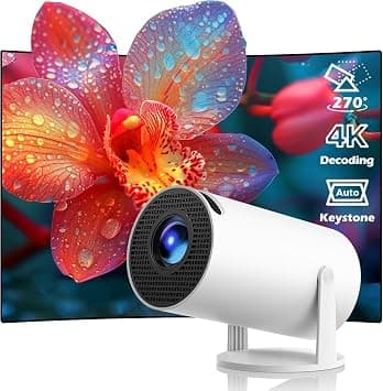 HY300 Pro Ultra Portable Projector 4K WiFi 6 BT 5.2 Upgraded Portable Projector Full HD Supported for Phone/PC/TV/HDMI /PS5 /Laptop Auto Keystone Home Theater 180° Rotation [Built-in App] على Amazon.ae - متتبع الأسعار