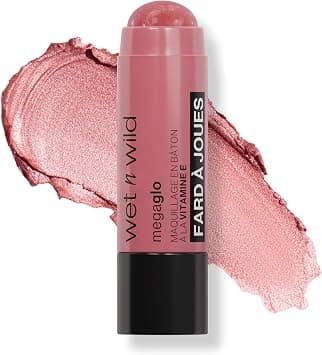 Wet n Wild Mega Glo Makeup Stick, Buildable Color, Versatile Use, Cruelty-Free & Vegan - Dusty Pink - Best Deal Finder