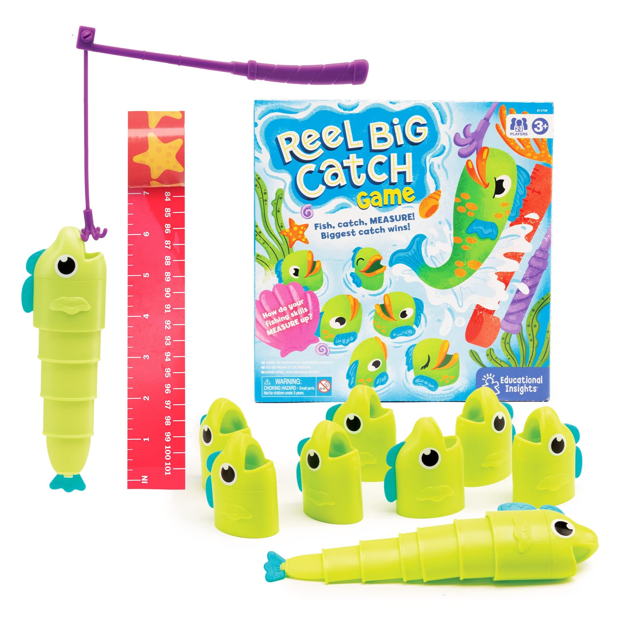 Educational Insights Reel Big Catch Game, Preschool Early Math Game, Measurement, Boys & Girls Ages 3+ on Amazon.ae - Price Tracker