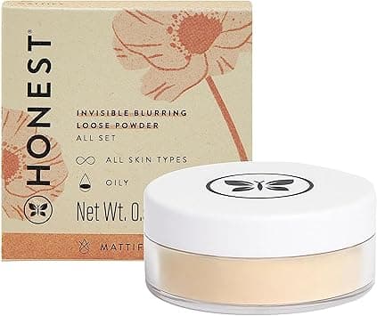 Honest Beauty Invisible Blurring Loose Powder | VEGAN | Blur, Mattify & Set Makeup, Beige, 0.56 oz on Amazon.ae - Price Tracker