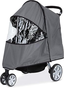 Britax Single B-Agile, B-Free, Pathway Strollers Wind and Rain Cover | Easy Install + Air Ventilation + Storage Pouch Included على Amazon.ae - متتبع الأسعار