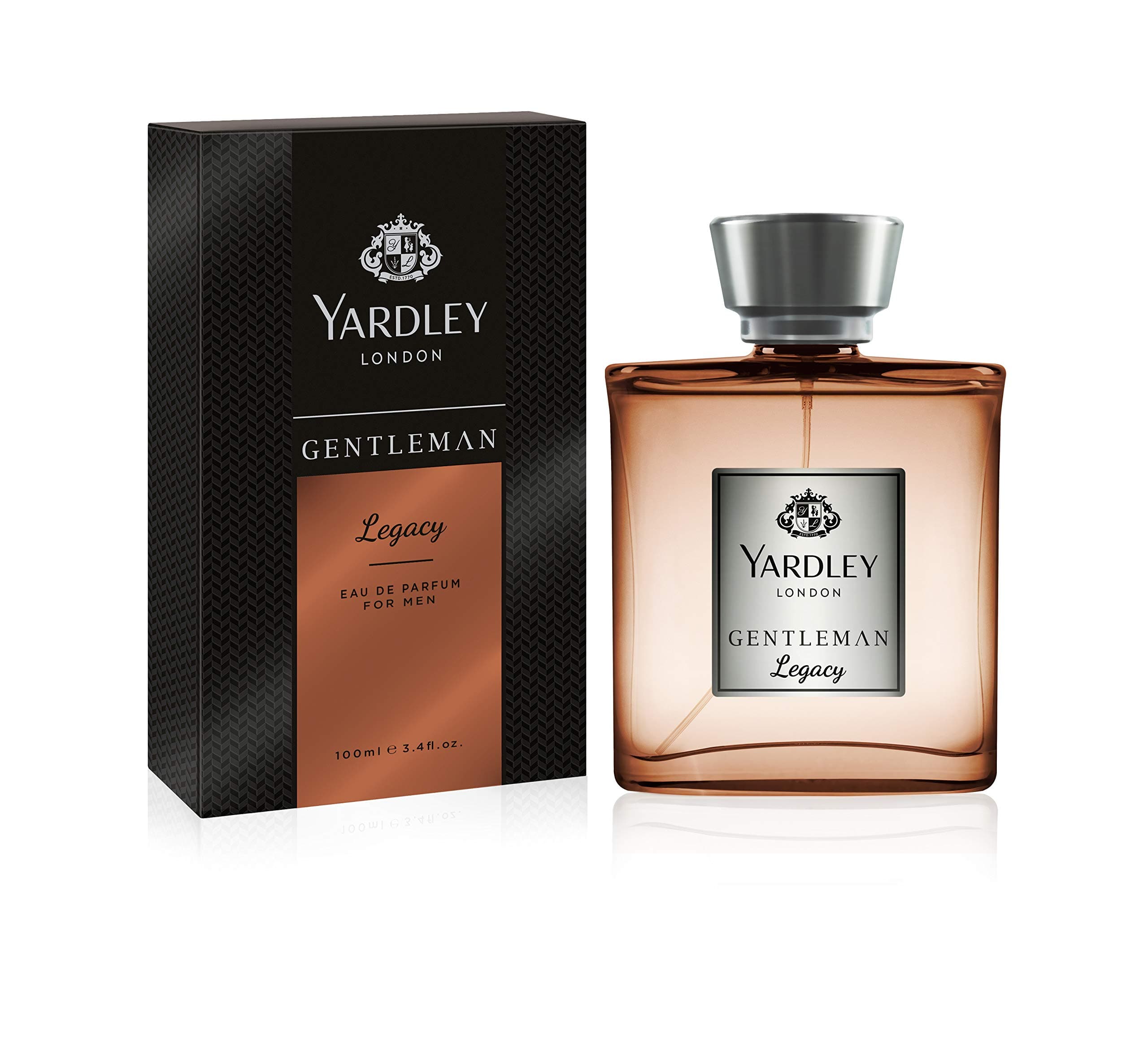 Yardley Gentleman Legacy Eau De Parfum - 100ml | Luxury Fragrance | Signature Notes Of Pink Pepper & M&arin | For Men on Amazon.ae - Price Tracker