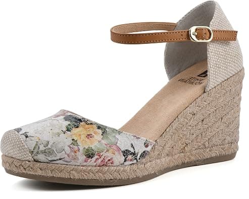 WHITE MOUNTAIN Women's Mamba Espadrille Wedge Sandal على Amazon.ae - متتبع الأسعار