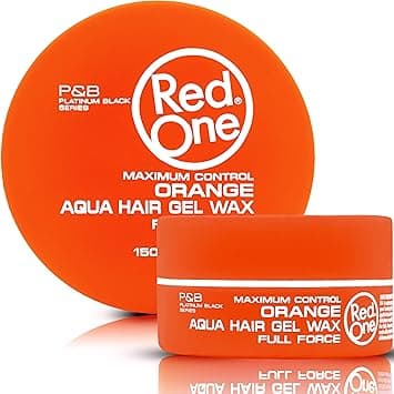 RedOne Hair Styling Aqua Wax Orange 150 ml | Edge Control | Ultra Hold | Gel Wax | Men & Women Hair Wax | Melon Scent | Maximum Control - Amazon.ae Price Tracker
