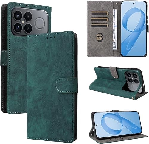 Cover Compatible with Xiaomi Poco F8 Ultra 5G,Compatible with Redmi K90 Pro Max 5G [RFID Blocking] Card Holder Wallet Flip Kickstand Phone Case Green on Amazon.ae - Price Tracker