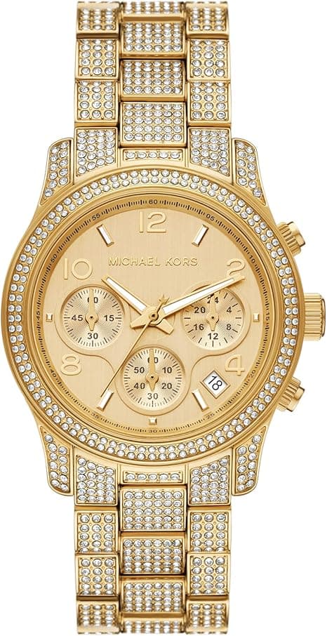 Michael Kors Runway Women's Watch, Stainless Steel Watch for Women with Steel, Ceramic or Silicone Band on Amazon.ae - Price Tracker