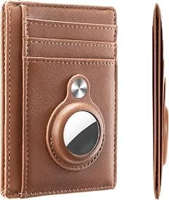 Hawanik Slim Minimalist Front Pocket Wallet with Built-in Case Holder for AirTag - Amazon.ae Price Tracker