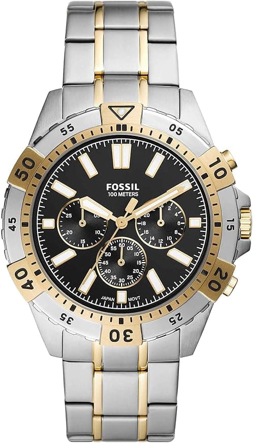Fossil Men's Garrett Chronograph, Stainless Steel Watch, FS5771 on Amazon.ae - Price Tracker