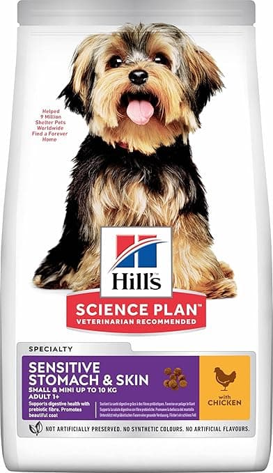Hills Science Plan Sensitive Stomach &amp; Skin Small &amp; Mini Adult Dog Food With Chicken 1.5Kg on Amazon.ae - Price Tracker