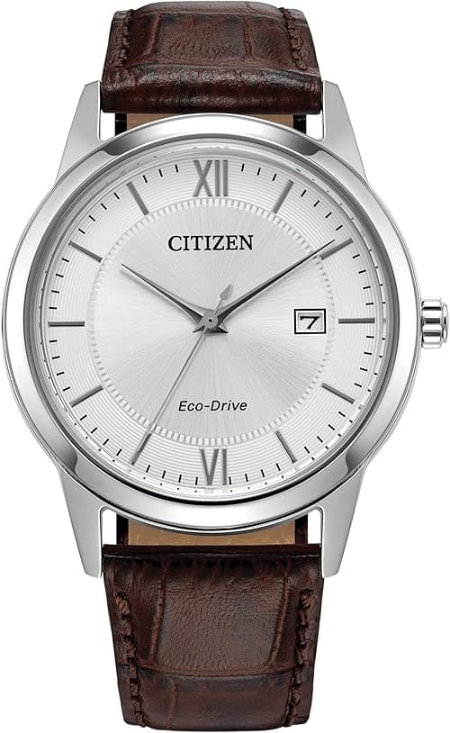 Citizen Men's Classic Eco-Drive Leather Strap Watch, 3-Hand Date on Amazon.ae - Price Tracker
