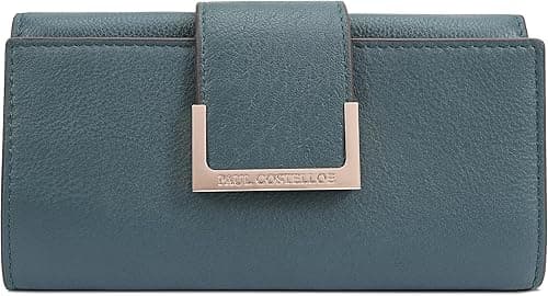 PAUL COSTELLOE Genuine Leather Women's Wallet - Designer RFID-Blocking Bifold Clutch with Multiple Card Slots & Zip Coin Pocket - Available in 6 Stylish Colours, Alto on Amazon.ae - Price Tracker