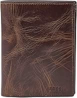 Fossil Men's RFID-Blocking Leather Large Capacity International Combination Bifold Wallet - Best Deal Finder