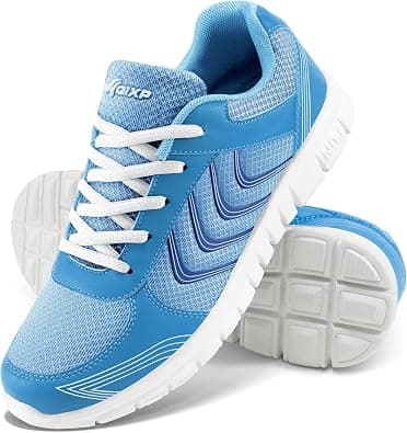 Alicegana Women's Athletic Road Running Lace up Walking Shoes Comfort Lightweight Fashion Sneakers Breathable Mesh Sports Tennis Shoes on Amazon.ae - Price Tracker