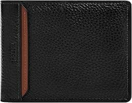 Fossil Men's Huntington Bifold with Flip ID, Black - Best Deal Finder