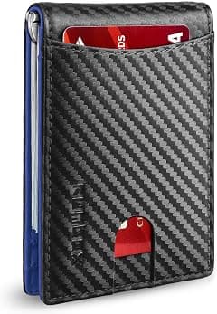 RUNBOX Top Layer Genuine Cowhide Leather Wallet for Men Slim Mens Wallet-Money Clip RFID Wallet-Gift Box, 1. - Amazon.ae Price Tracker