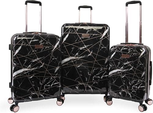 Juicy Couture Vivian 3 Piece Hardside Spinner Luggage Set على Amazon.ae - متتبع الأسعار